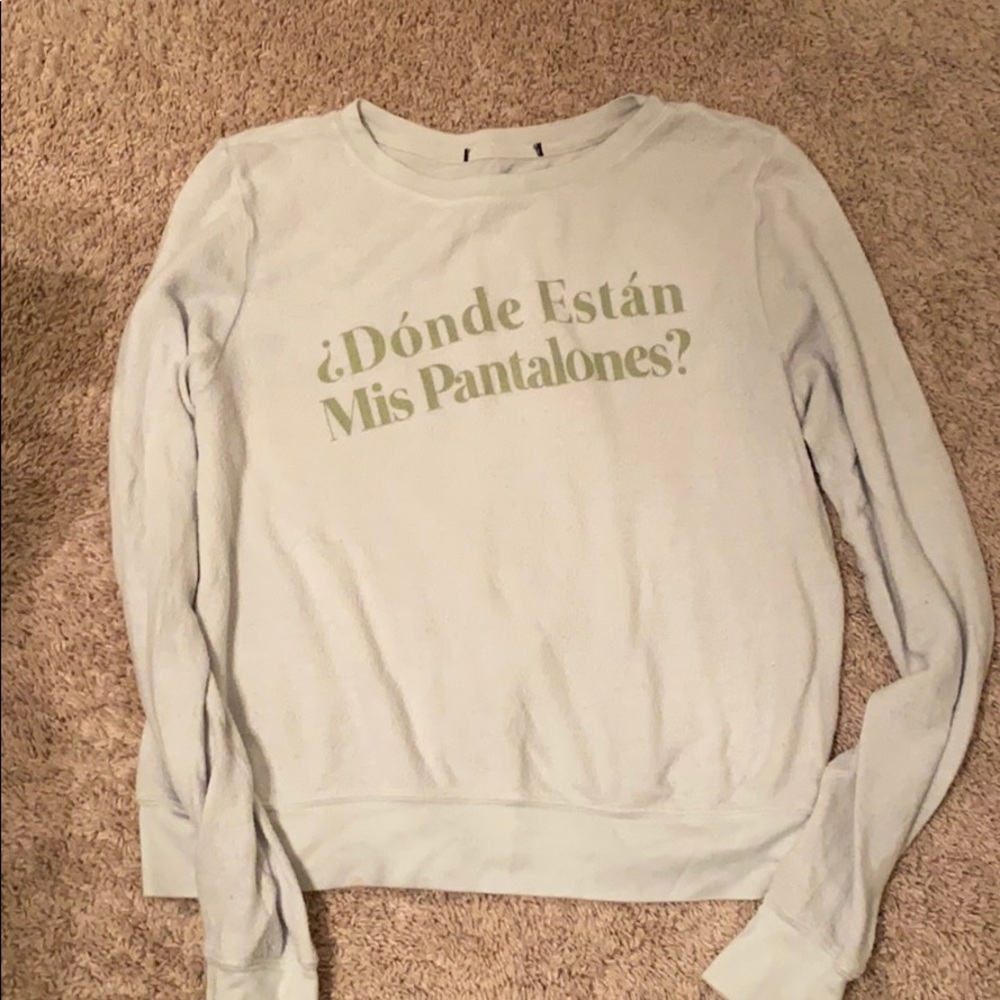 Cozy lounge long sleeve shirt